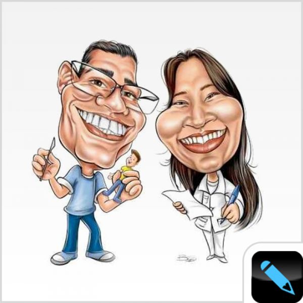 Caricaturas Rosto + Corpinho